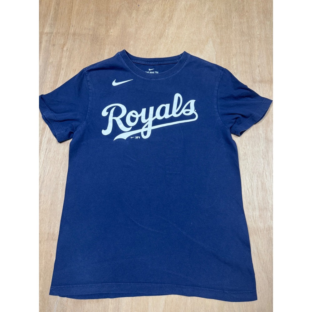 Nike Kansas City Royals Navy Blue Baseball T Shirt Mens Size Small‎